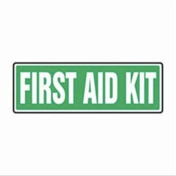 Accuform Exit Sign, Adhesive Dura-Poly, 14 in W, 10 in H MFSD546XV - main